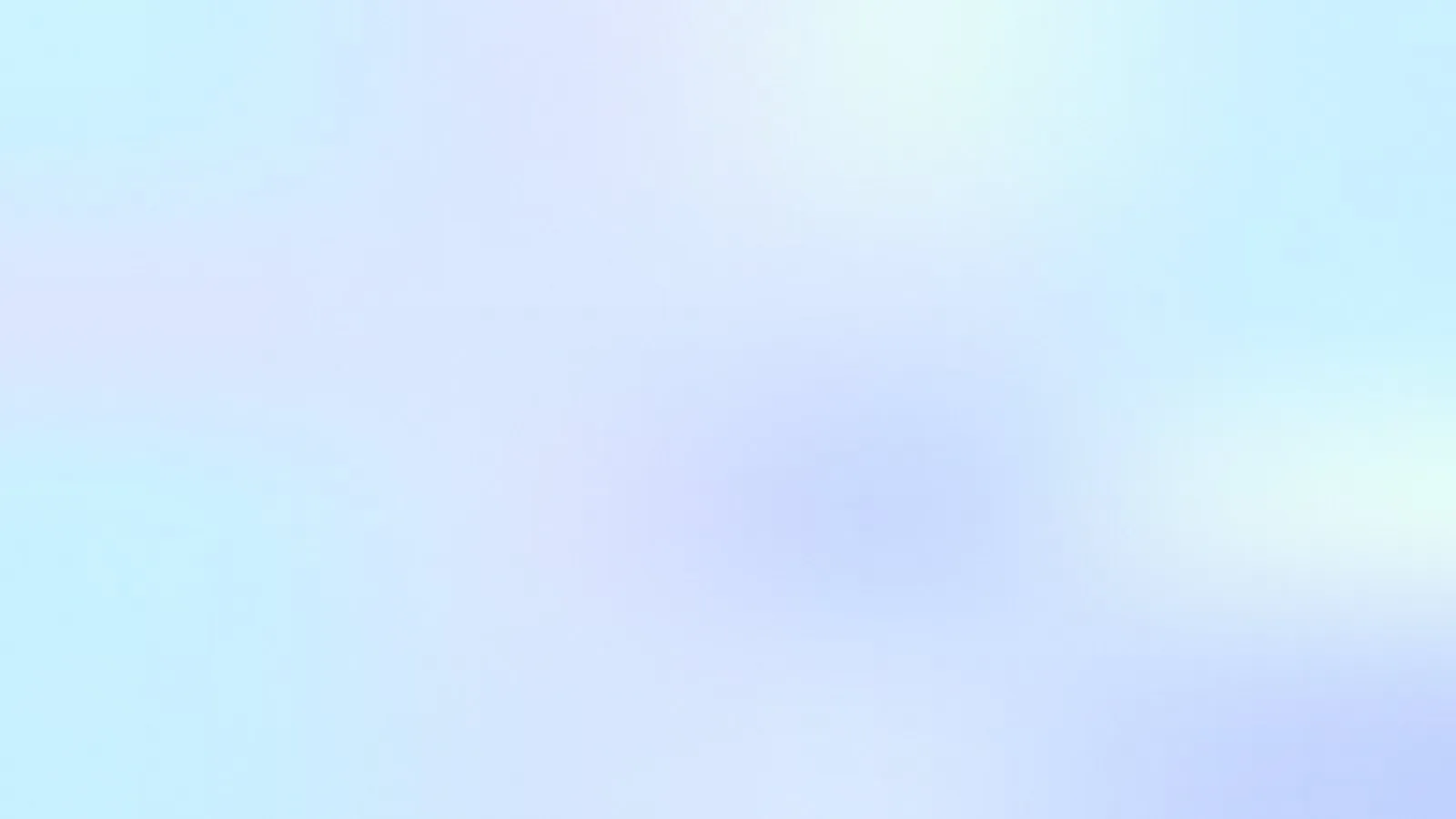 Soft blue horizon